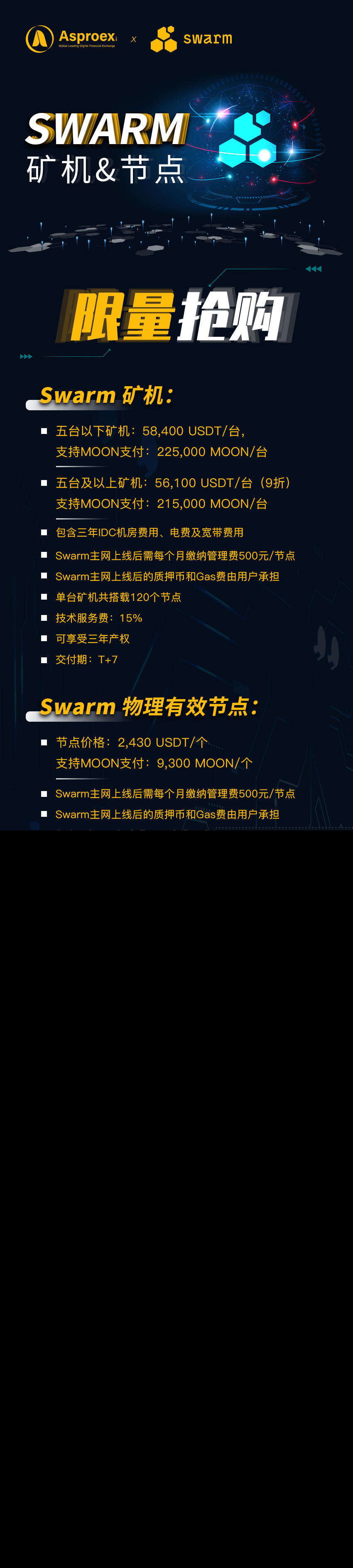 币国际-数字矿业再添新生态，Asproex（阿波罗）全面布局Swarm（BZZ）矿机节点