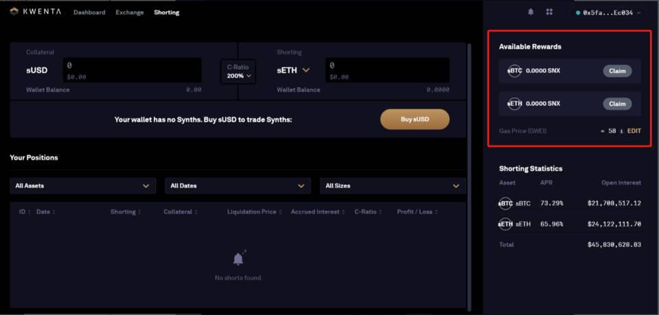 三分钟学会用 SNX、sUSD 和 Synths 参加 DeFi 挖矿