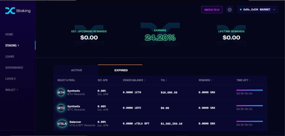 三分钟学会用 SNX、sUSD 和 Synths 参加 DeFi 挖矿