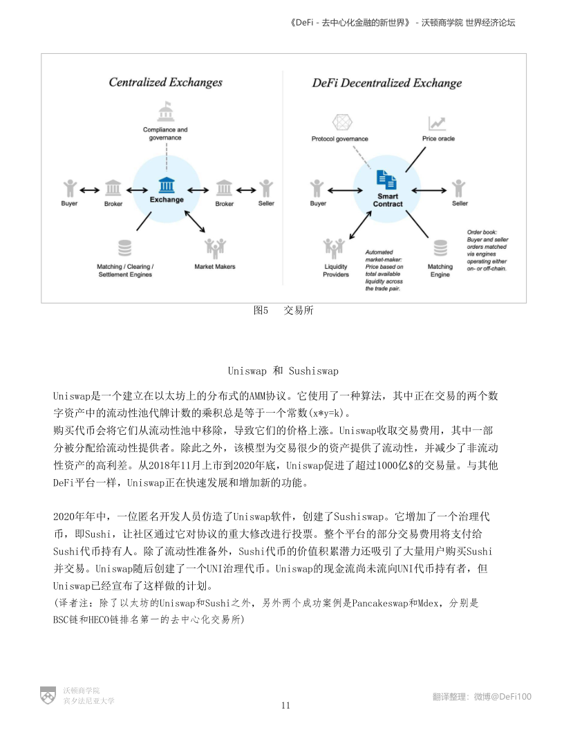 沃顿商学院与国际经济论坛联合发布DeFi陈述:《DeFi-去中心化金融的新国际》