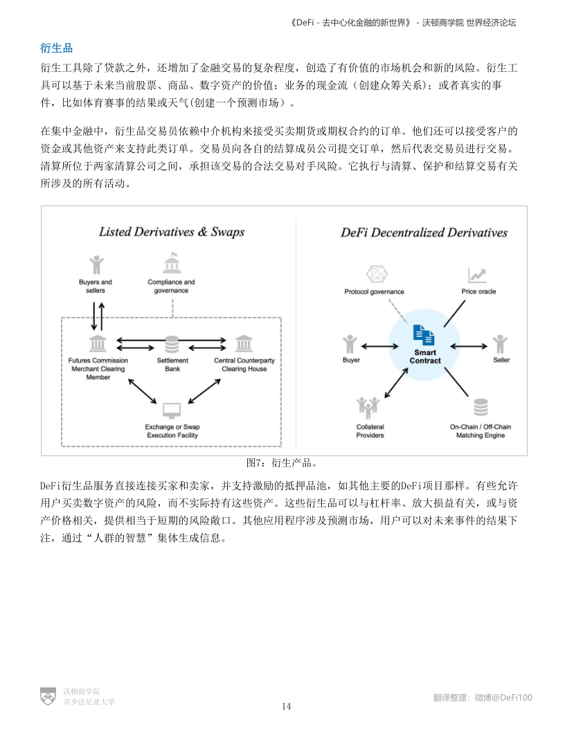 沃顿商学院与国际经济论坛联合发布DeFi陈述:《DeFi-去中心化金融的新国际》