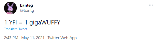 Yfi一天翻倍是因为一只“狗”？