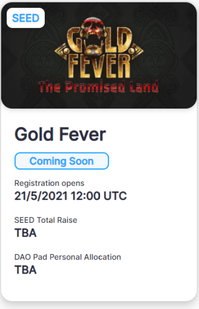 Gold Fever，依据以太坊侧链Skale的生计RPG混合游戏