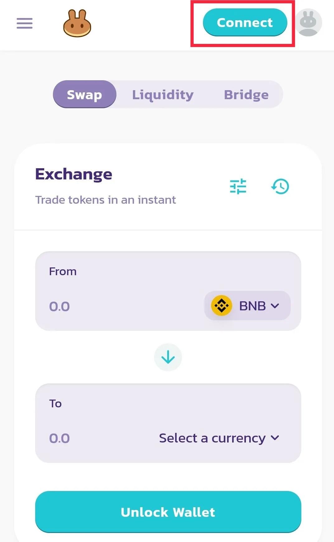 币国际- 坐山观虎斗运用Pancakeswap购买ROCKS代币