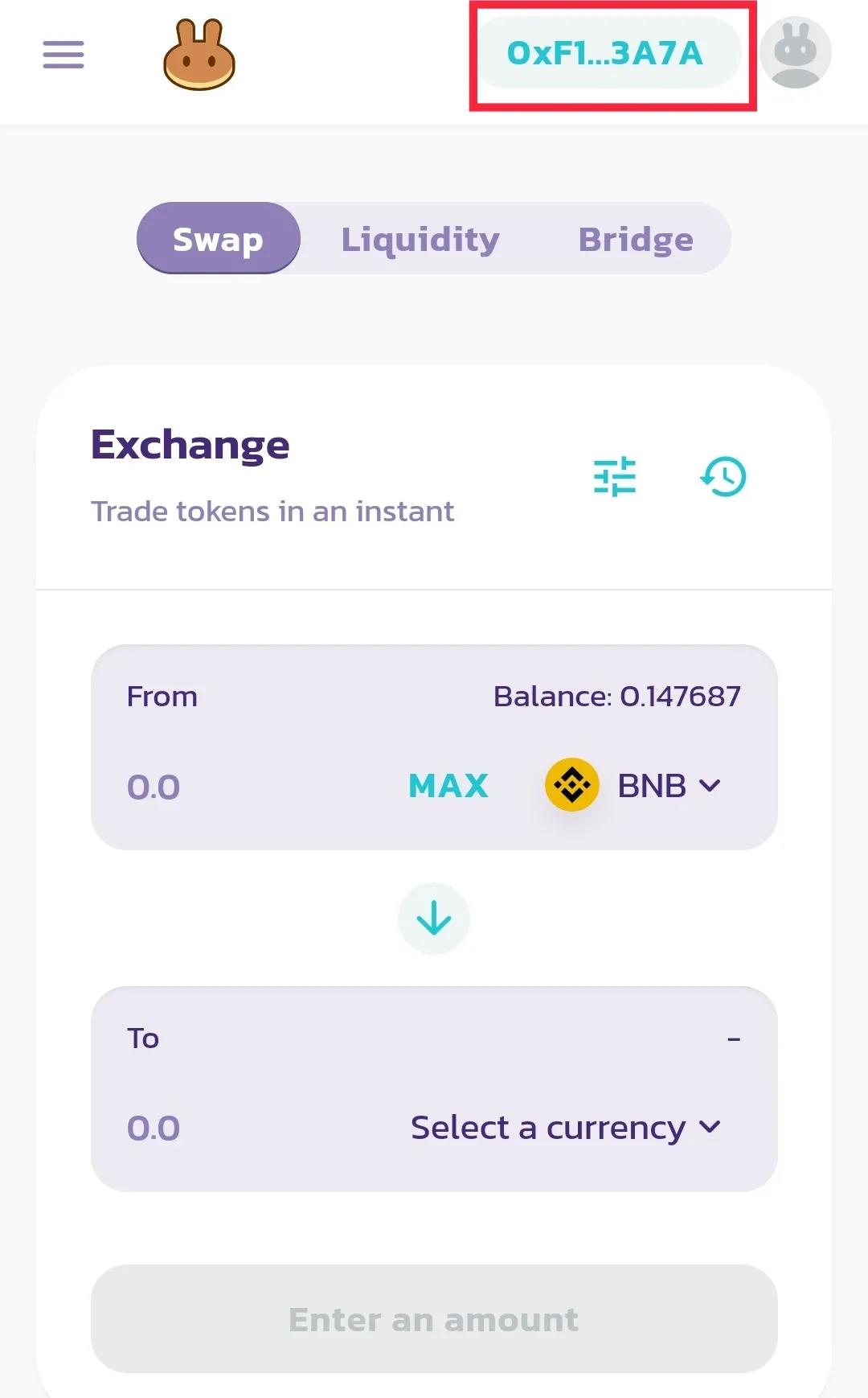 币国际- 坐山观虎斗运用Pancakeswap购买ROCKS代币