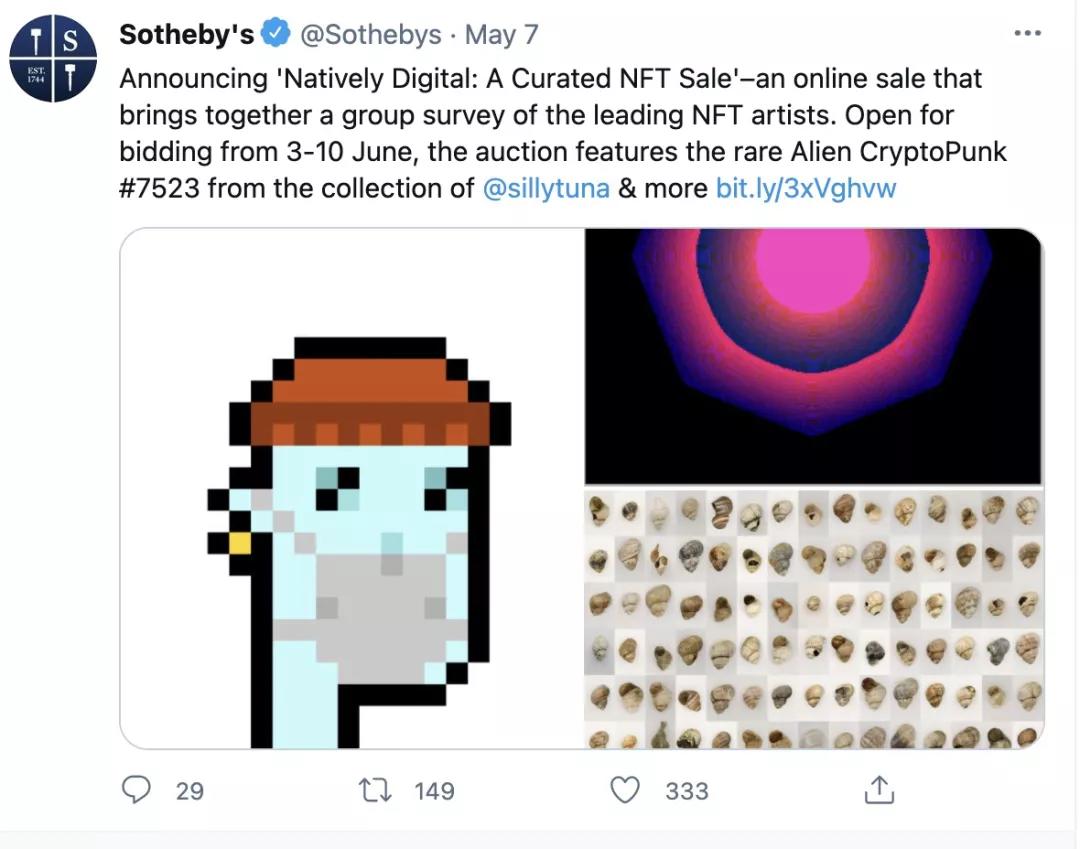 币国际-艺术周报2021#19｜NFT热潮继续高涨