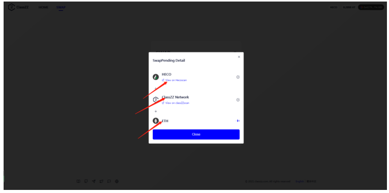 币国际-1分钟到账，CZZ主网完结数笔去中心化跨链买卖