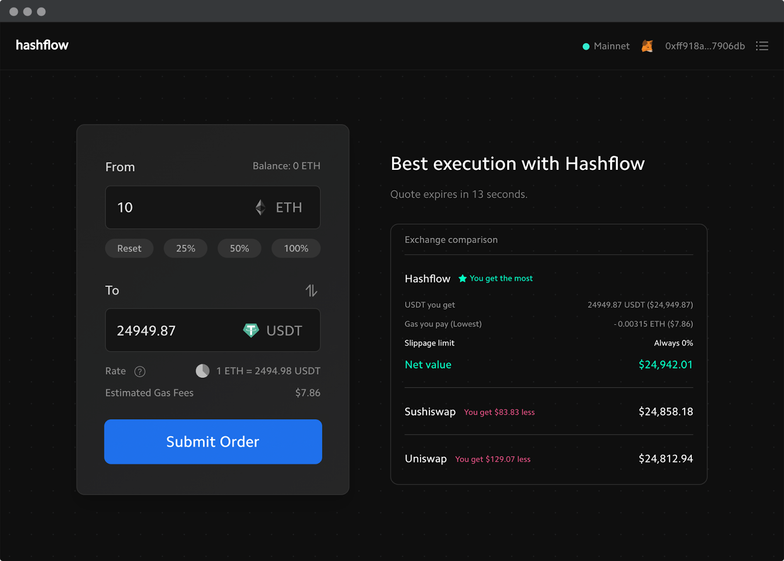 DeFi新玩法 | 3分钟了解DeFi专业做市商协议Hashflow