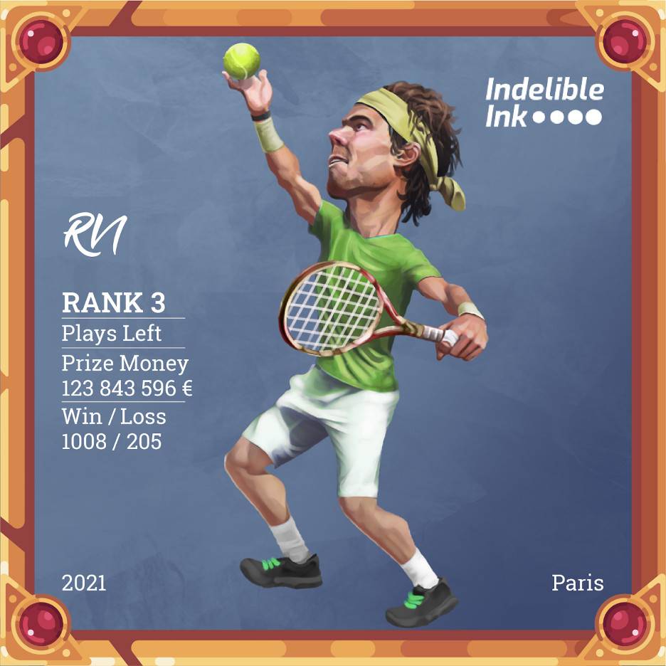 %title插图%num Rage.Fan 推出现役网球球星系列限量版 NFT