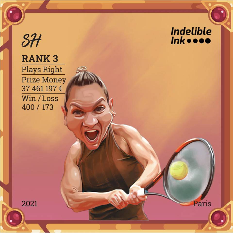 愤怒。范冰冰推出现役网球明星系列限量版NFT