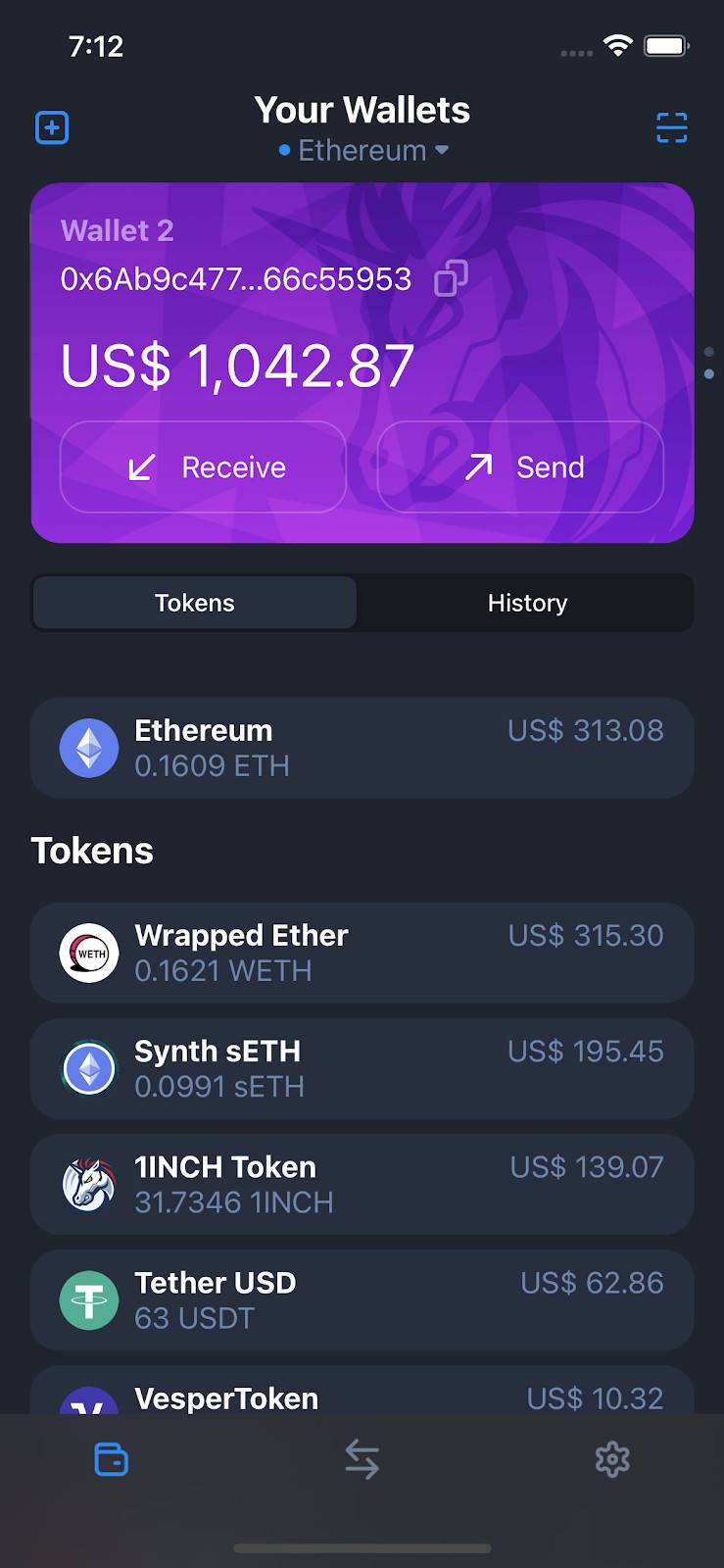 Chain aggregator 1英寸推出加密货币钱包
