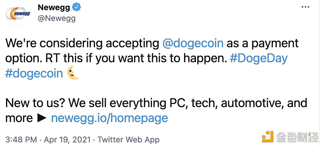 金色调查 | 狗狗币和传统公司的梦境联动